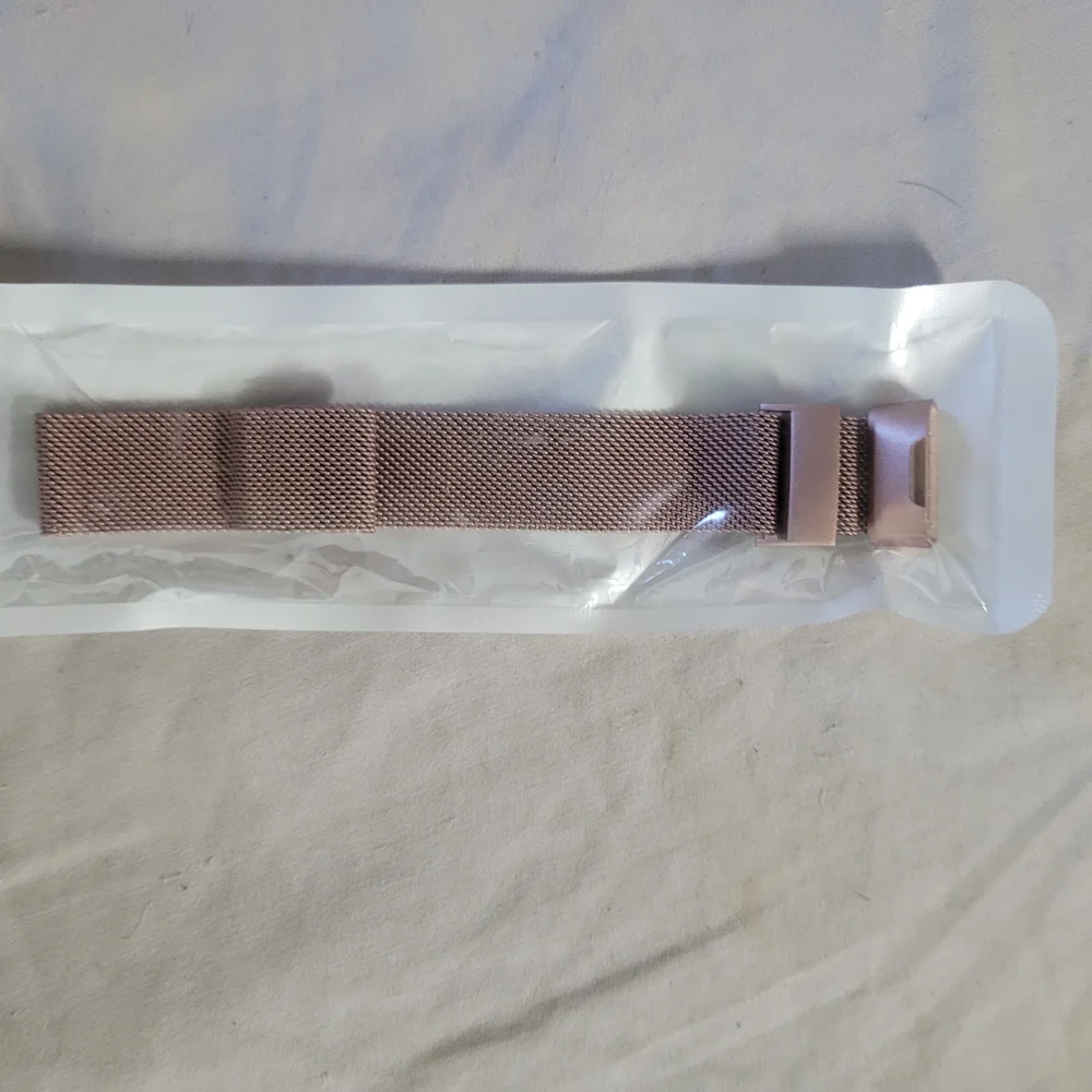 Rose Gold Milanese Loop Stainless Steel Watch Band for Men